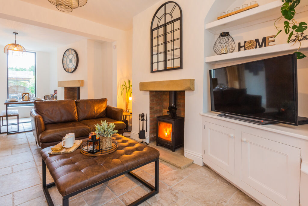 three bedroom holiday cottage north yorkshire living room